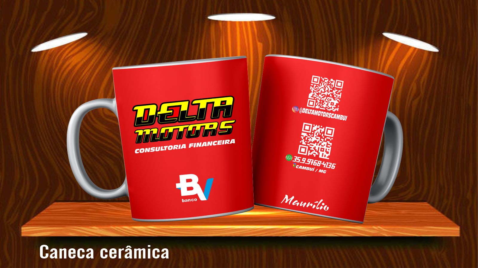 Caneca cerâmica